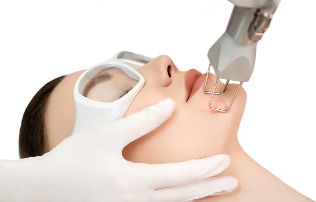 Laser rejuvenation of the skin of the face